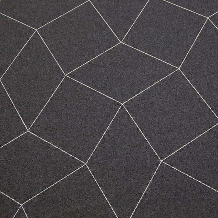 Maya Romanoff Cozy Day Dreamer Dark Grey Flannel w/Ivory Wallpaper Sample MR-CZ-5055-D