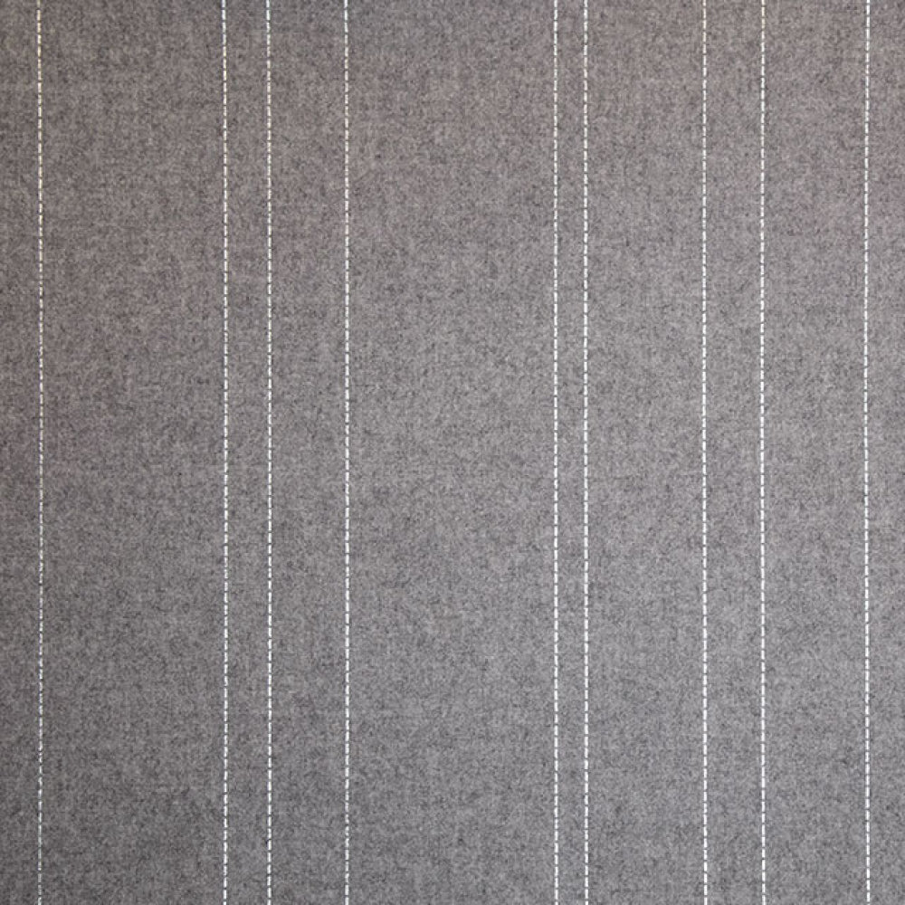 Maya Romanoff Cozy Nestle Grey Fleece w/Silver Wallpaper Sample MR-CZ-2X02-SF