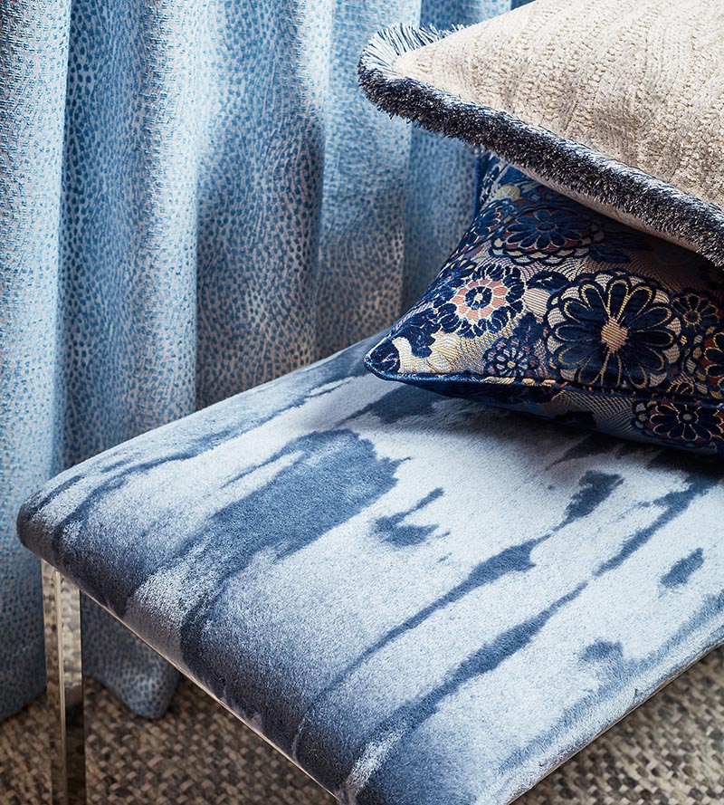 Old World Weavers Sweater Denim Fabric Sample T139620004