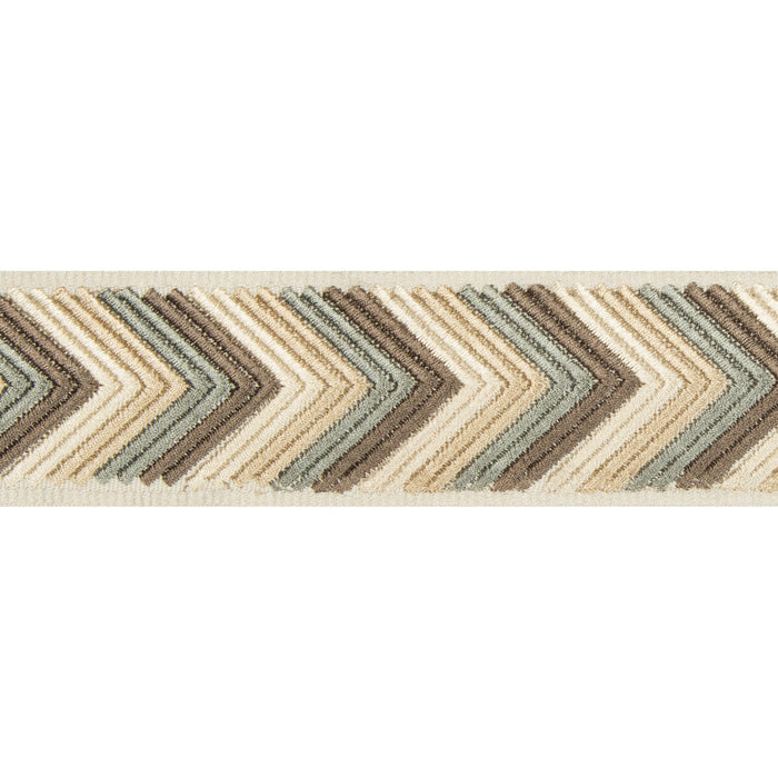 Kravet Couture Arrowhead Grey Trim Sample T30690.106.0