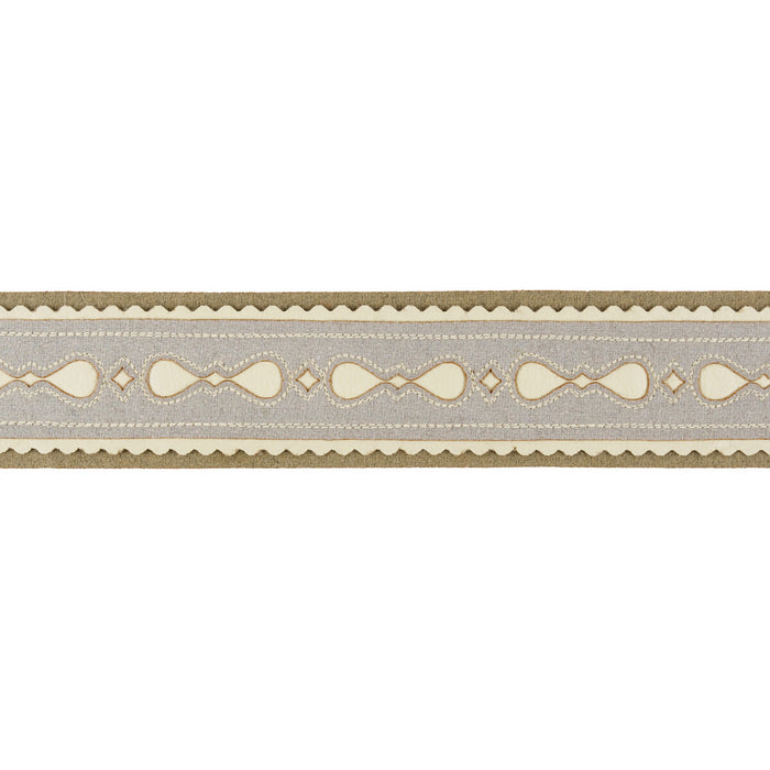 Kravet Couture Tyrolean Band Frost Fabric T30718.1106.0