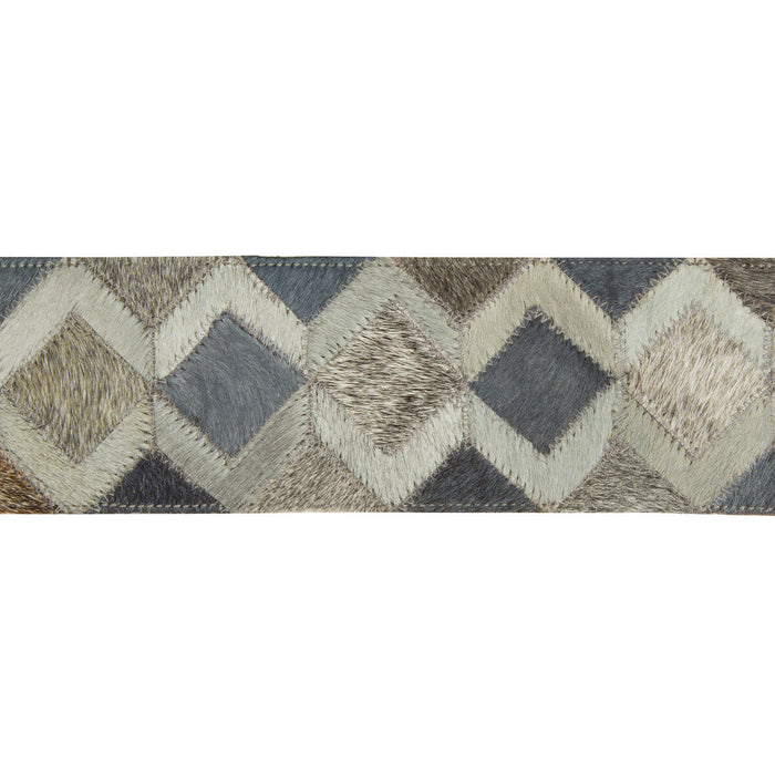 Kravet Design Diamond Hide Steel Grey Trim Sample T30760.815.0