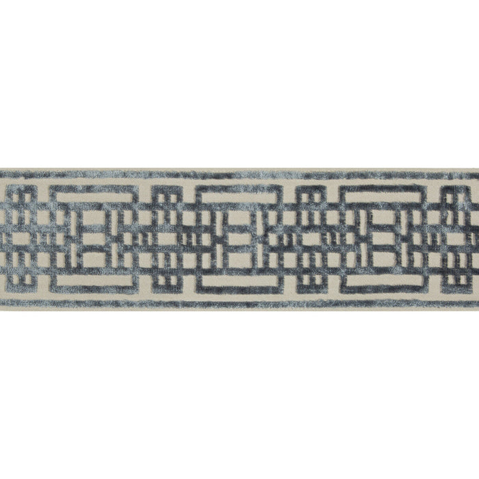 Kravet Design Circuit Border Slate Trim Sample T30779.1105.0