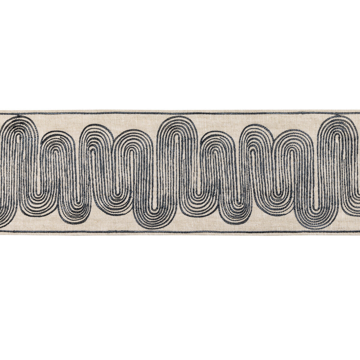 Kravet Couture Ischia Tape Steel Trim Sample T30807.1621.0
