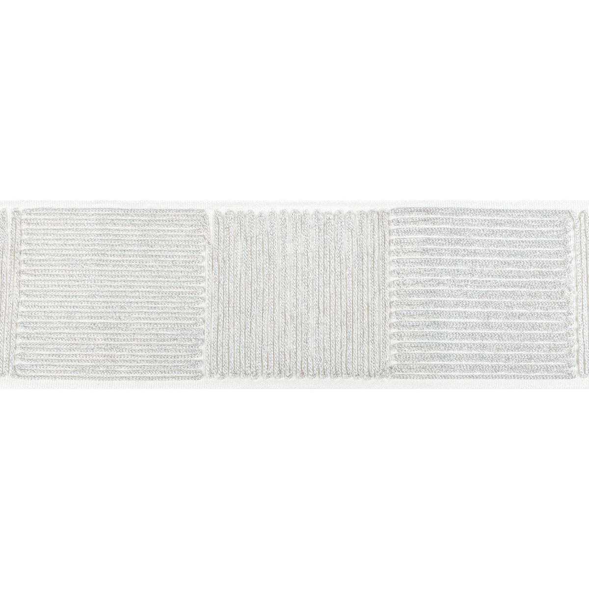 Kravet Couture Latitude Tape Silver Trim Sample T30831.11.0