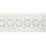 Kravet Couture Octagon Wide Tape Silver Trim Sample T30841.11.0