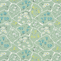 Pierre Frey Champ Fleuri Celadon Wallpaper FP093002