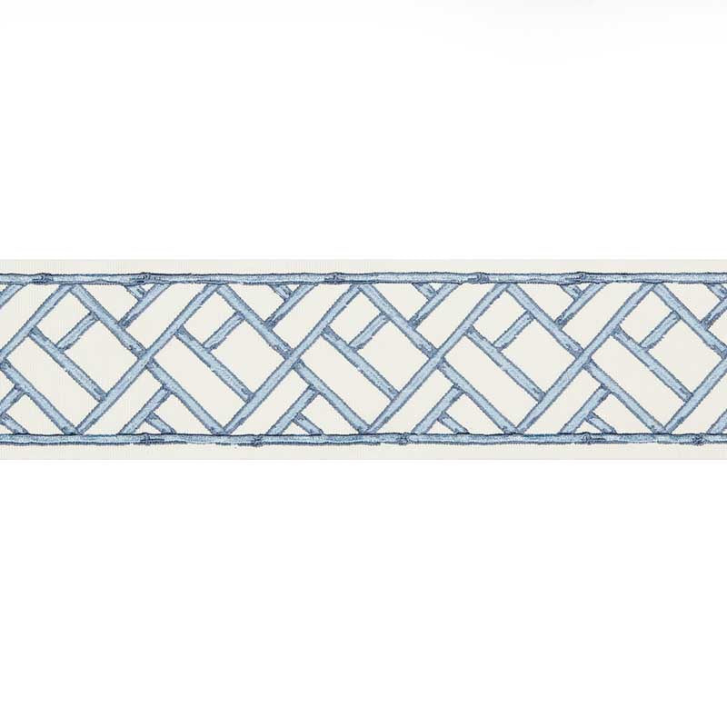 Brunschwig & Fils Torana Tape French Blue Trim Sample T8019103.15.0