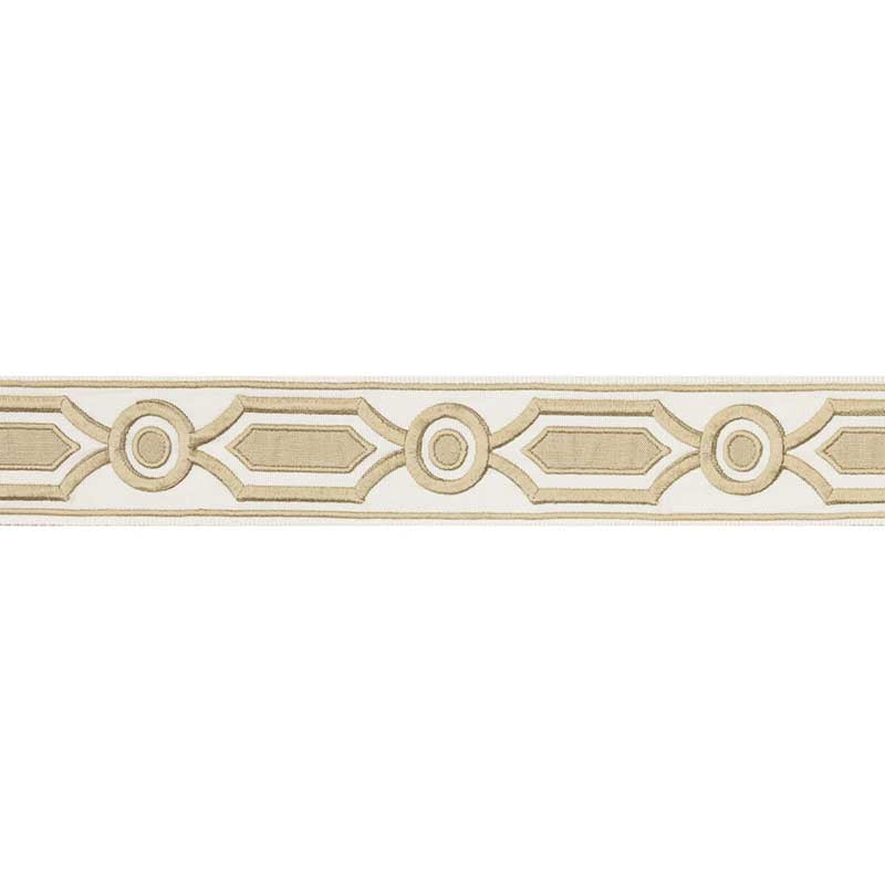 Brunschwig & Fils Ganden Tape Beige Trim Sample T8019105.16.0