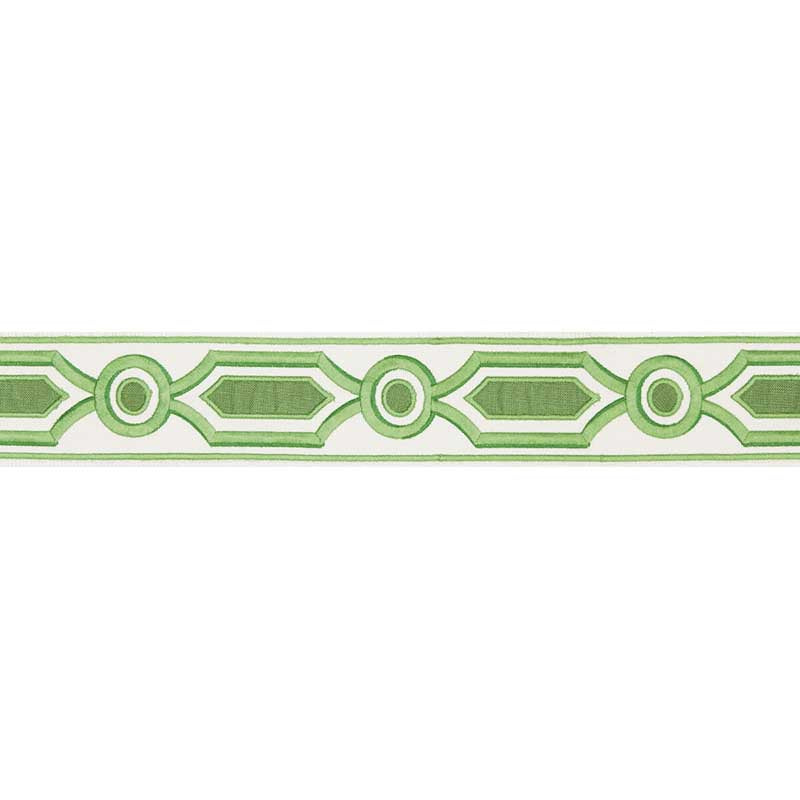 Brunschwig & Fils Ganden Tape Green Trim Sample T8019105.3.0