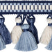 Brunschwig & Fils Andre Tassel Fringe Navy Trim Sample T8020100.501.0