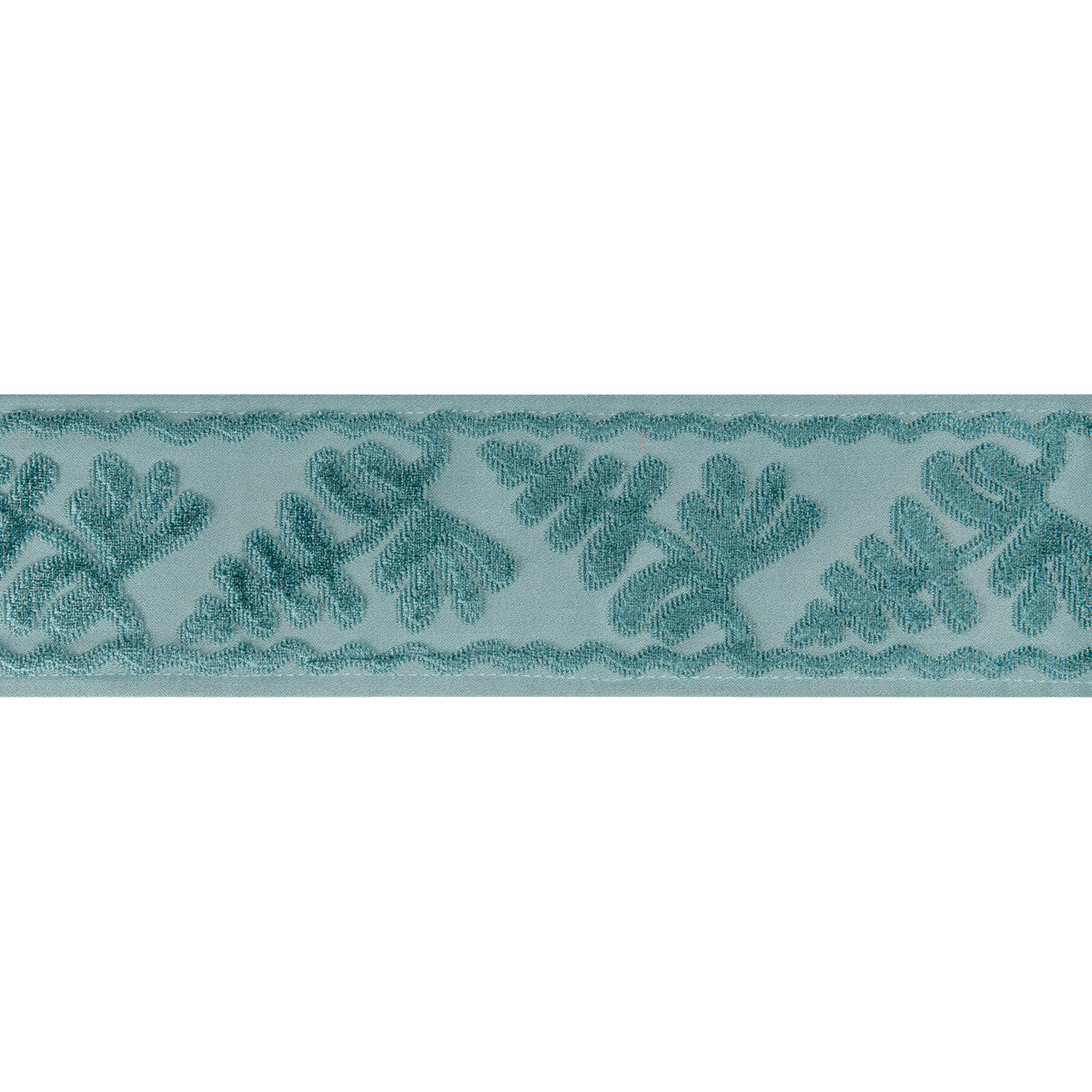 Brunschwig & Fils Cassis Tape Aqua Trim Sample T8024101.13.0