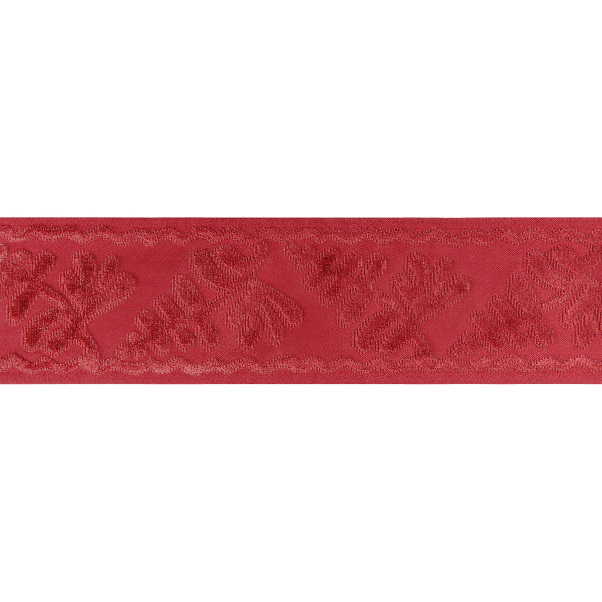 Brunschwig & Fils Cassis Tape Red Trim Sample T8024101.19.0