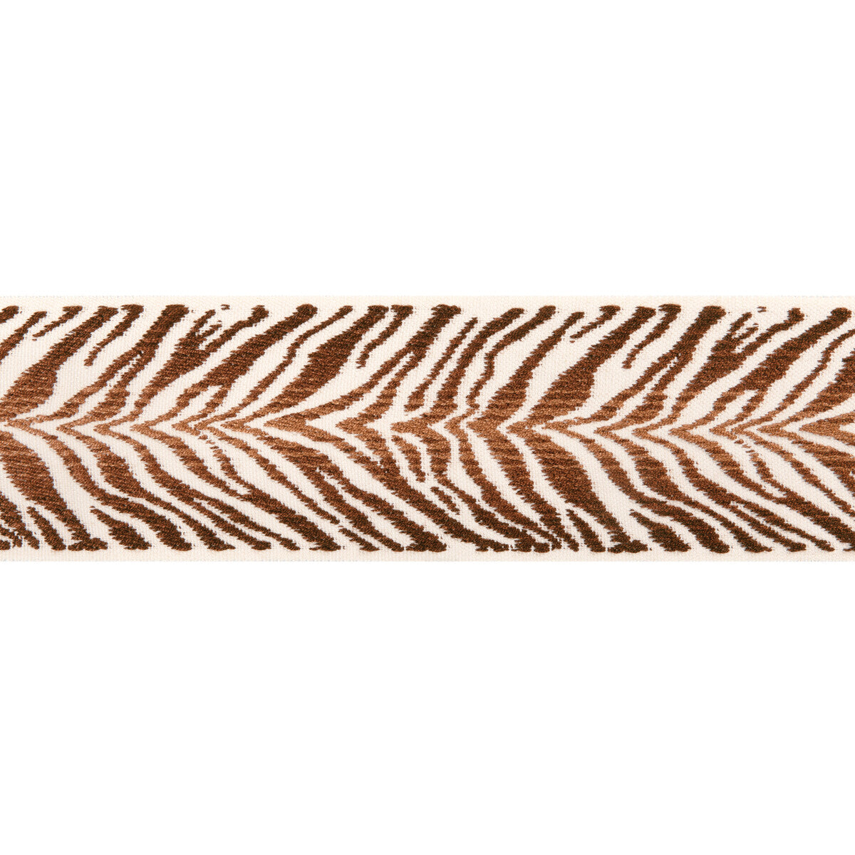 Brunschwig & Fils Tigre Tape Coffee Trim Sample T8024104.6.0