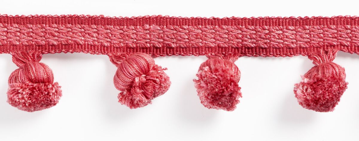 Brunschwig & Fils Montcel Pom Fringe Rose Trim T8025105.7.0