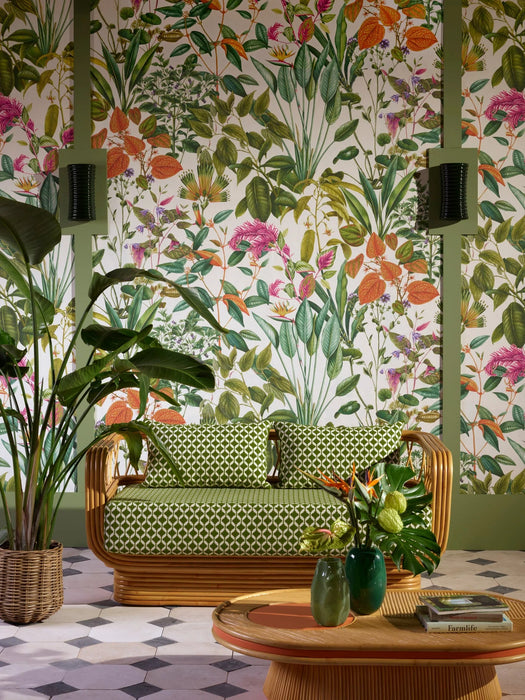 Pierre Frey Fantaisie tropicale Vegetal Wallpaper Sample FP278001