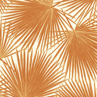 Seabrook Designs Aruba Rust Orange And White Wallpaper TA20206