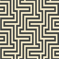 Seabrook Designs Martinique Black And Off-white Wallpaper TA20400