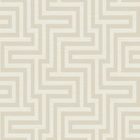 Seabrook Designs Martinique Tan And White Wallpaper TA20405