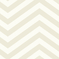 Seabrook Designs Jamaica Chevron Tan And White Wallpaper TA20605