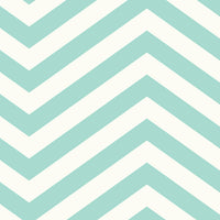 Seabrook Designs Jamaica Chevron Mist Green And Off-white Wallpaper TA20614