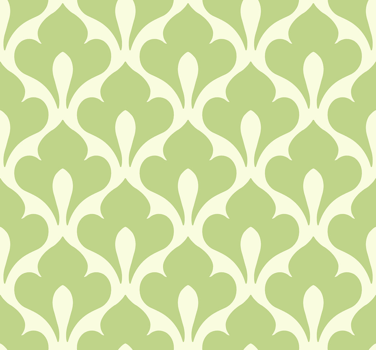 Seabrook Designs Grenada Lime Green And White Wallpaper TA20804