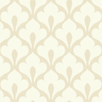 Seabrook Designs Grenada Cream And Off-white Wallpaper TA20805