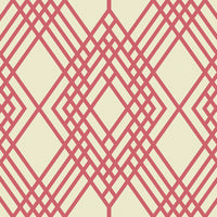 Seabrook Designs Cayman Off-white And Rose Wallpaper TA21301