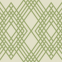 Seabrook Designs Cayman Olive Green And Off-white Wallpaper TA21304