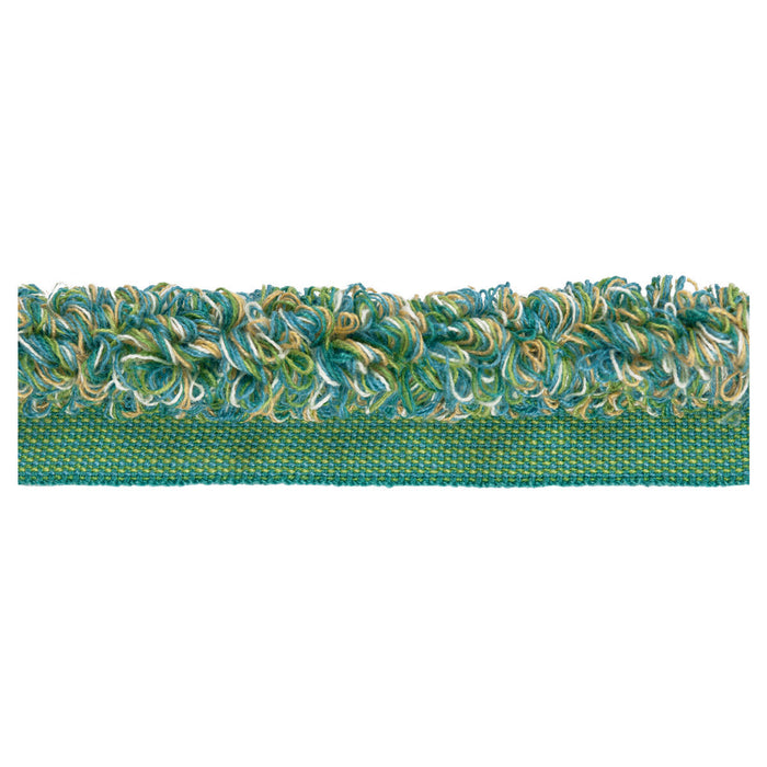 Kravet Design Aloha Rouche Turquoise Trim Sample TA5322.335.0