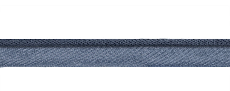 Perennials Tiny Cord W/ Flange Denim Fabric Sample TC-282