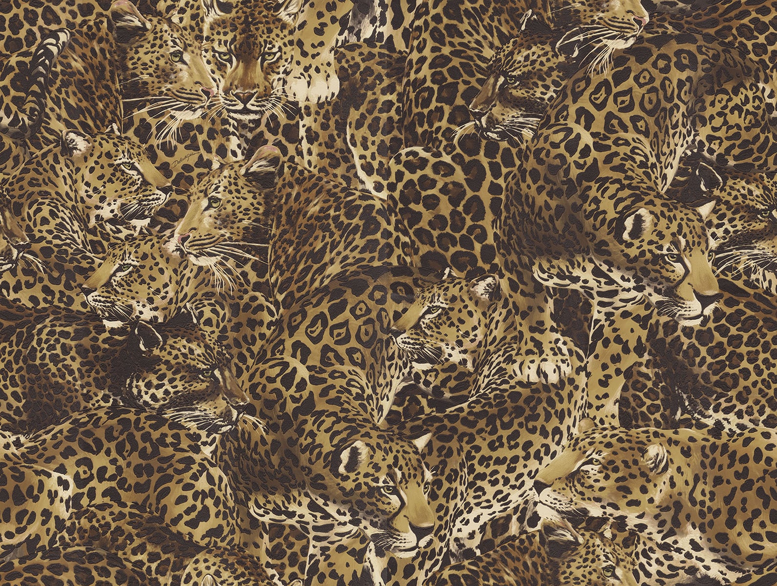 Seabrook Designs Leopardo Incognito Alessia Wallpaper TCW007TCAHOUL022