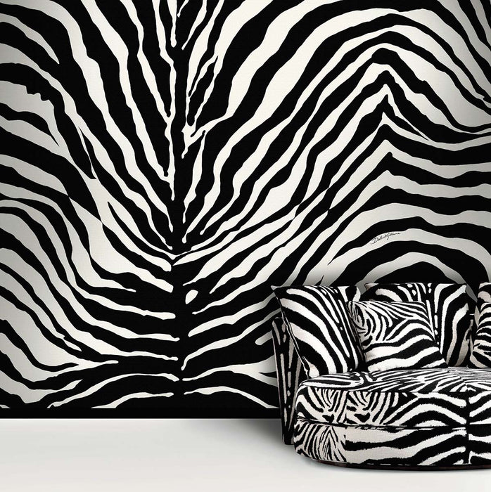Seabrook Designs Zebra Dolce Dante Wallpaper Sample TCW007TCAI9UZ003