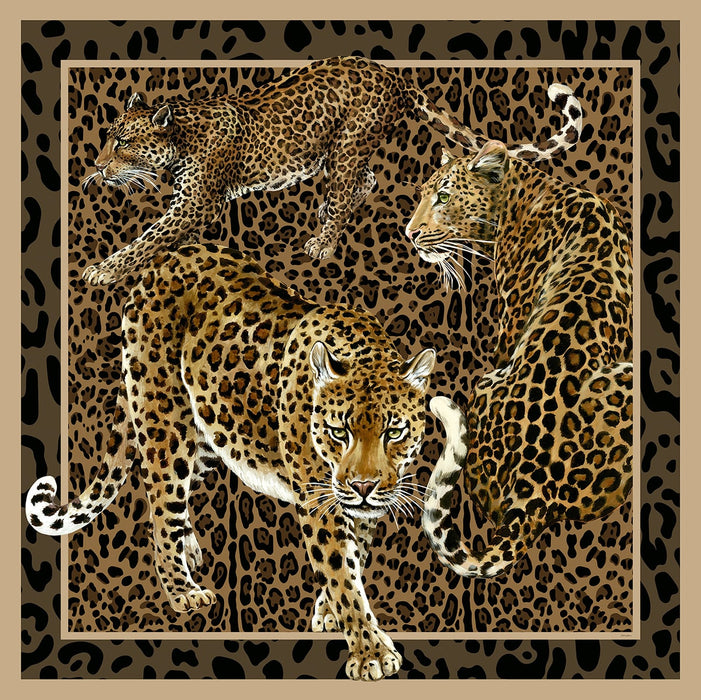 Seabrook Designs Leopardo Incognito Mural Jemma Wallpaper Sample TCW009TCAI5UL040