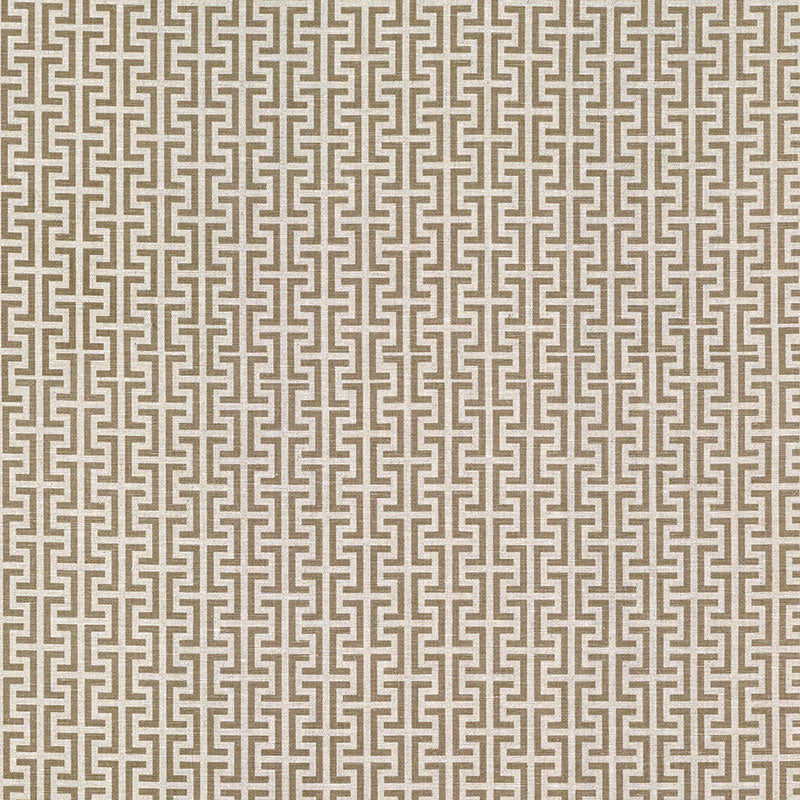 Schumacher Temple Brown Fabric Sample TEMP002