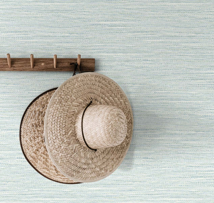 Seabrook Designs Braided Faux Jute Seaglass Wallpaper TG60409