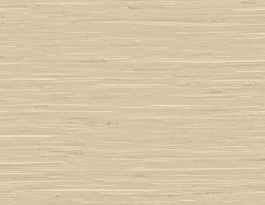 Seabrook Designs Marion Faux Arrowroot Light Pine Wallpaper TG60517