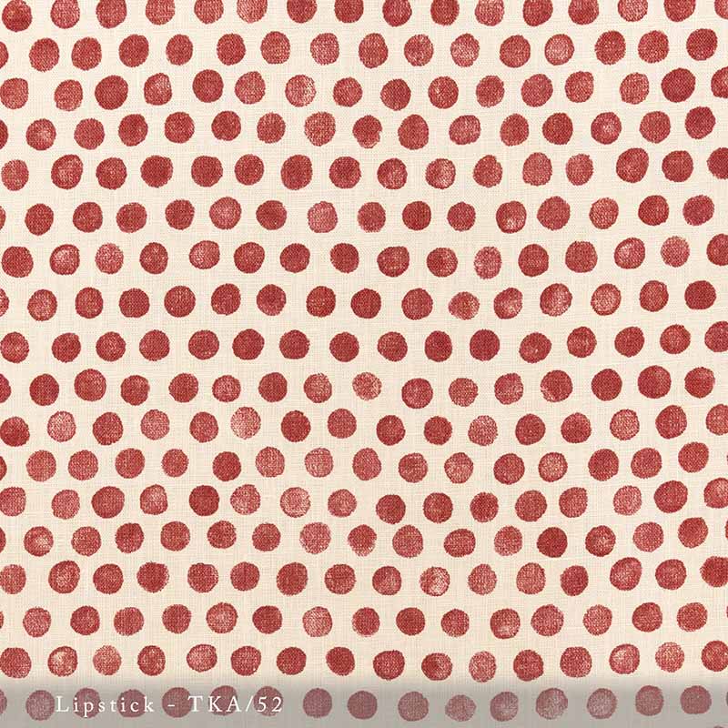 Lisa Fine Tika Lipstick Fabric Sample TKA-52