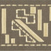Lee Jofa Modern Fraktur Coffee/Cream Trim Sample TL10162.111.0