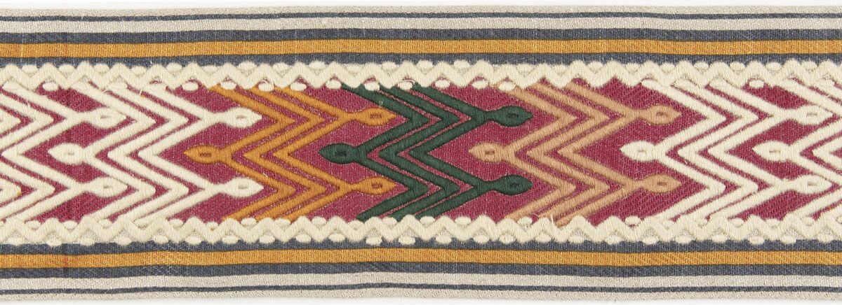 Lee Jofa Tana Tape Multi/blue Trim Sample TL10164.549.0