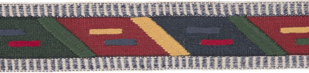 Lee Jofa Abbe Tape Multi/blue Trim Sample TL10167.945.0
