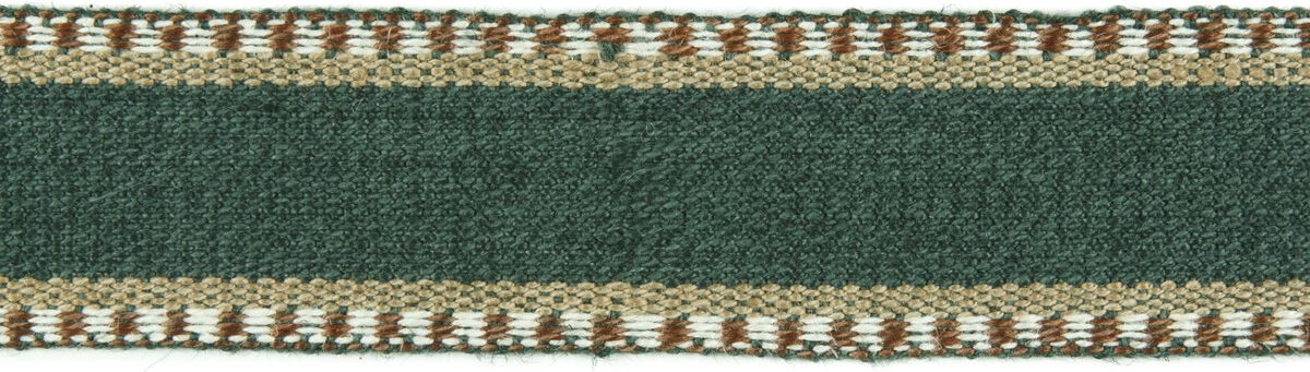 Lee Jofa Danakil Tape Hunter/brown Trim Sample TL10169.306.0