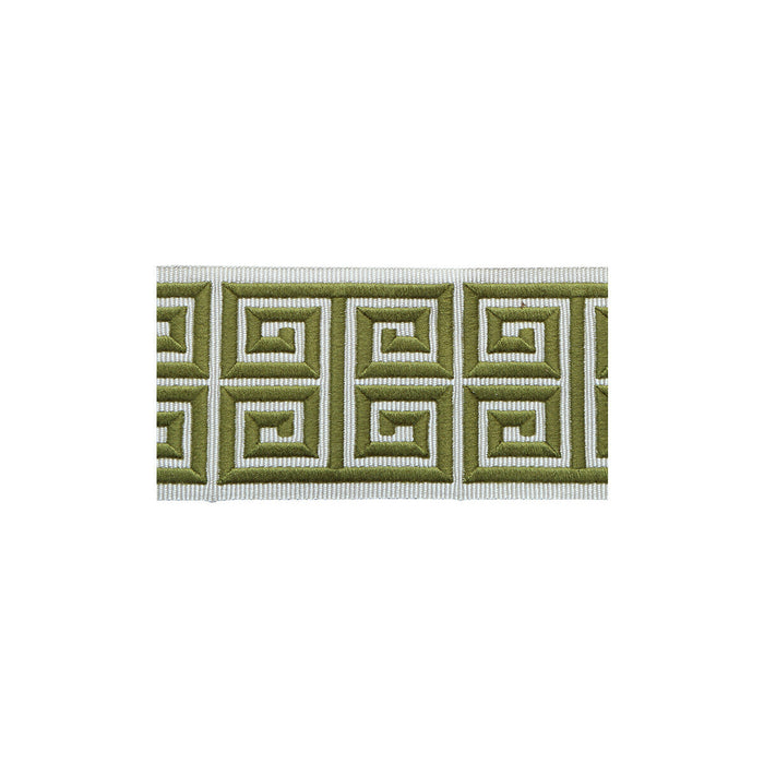 Lee Jofa Greek Emb Border Green Trim Sample TL10185.316.0