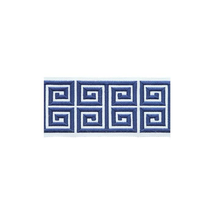 Lee Jofa Greek Emb Border Navy Trim Sample TL10185.501.0