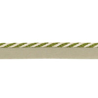Lee Jofa Strpd Cable Cord Flax & Olivegrn Trim TL10188.1623.0