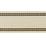 Lee Jofa Braid W/Tramlines Flax & Bronz Trim Sample TL10189.166.0