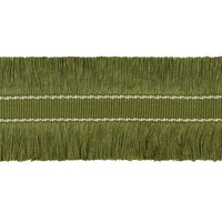 Lee Jofa Cut Ruche Fringe Olive Green Trim TL10190.3.0