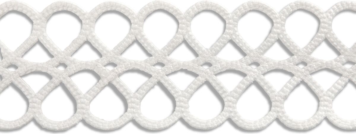 Lee Jofa Ocean Lace Ivory Trim Sample TL10191.1.0