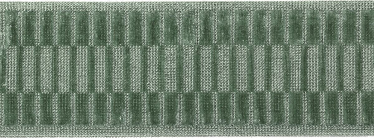 Lee Jofa Elston Velvet Tape Aqua Trim Sample TL10195.13.0