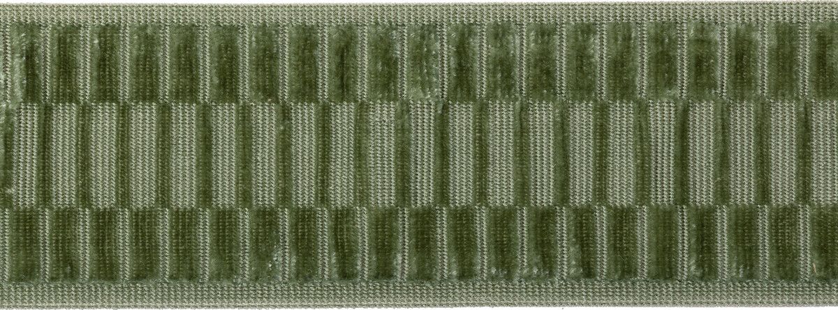 Lee Jofa Elston Velvet Tape Leaf Trim Sample TL10195.30.0